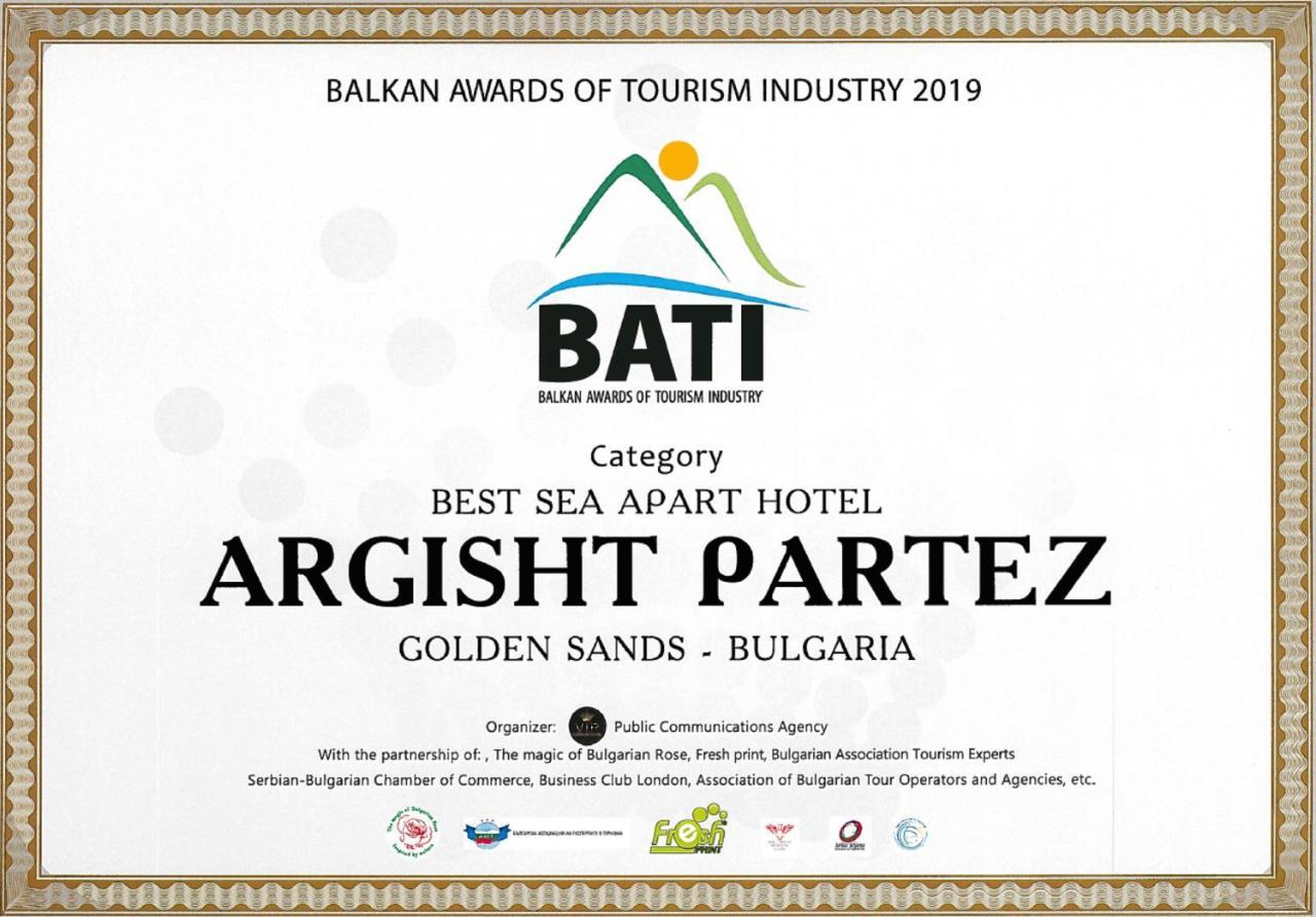 Argisht Partez Hotel All Inclusive And Beach Golden Sands Eksteriør billede